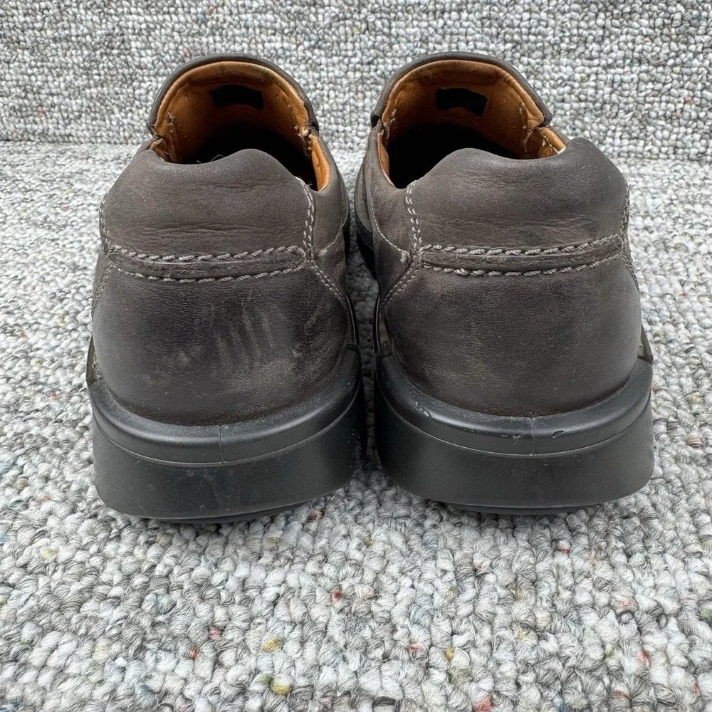 Ecco Fusion II Shoes Mens 8 Leather Slip On Casual Comfort Walking Brown